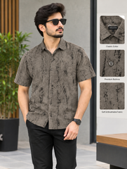 Men’s Premium Printed Casual Shirt – Classic Fit