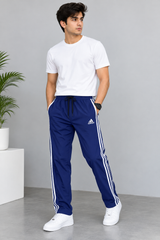 Premium Blue Striped Track Trouser